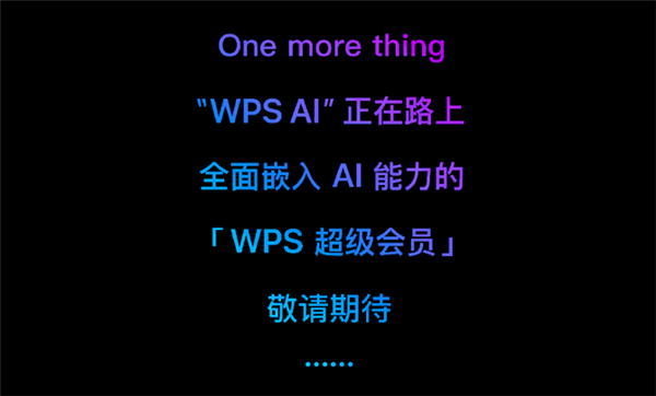 娛樂城：辦公傚率神器要來！WPS宣佈“WPS AI”在路上了